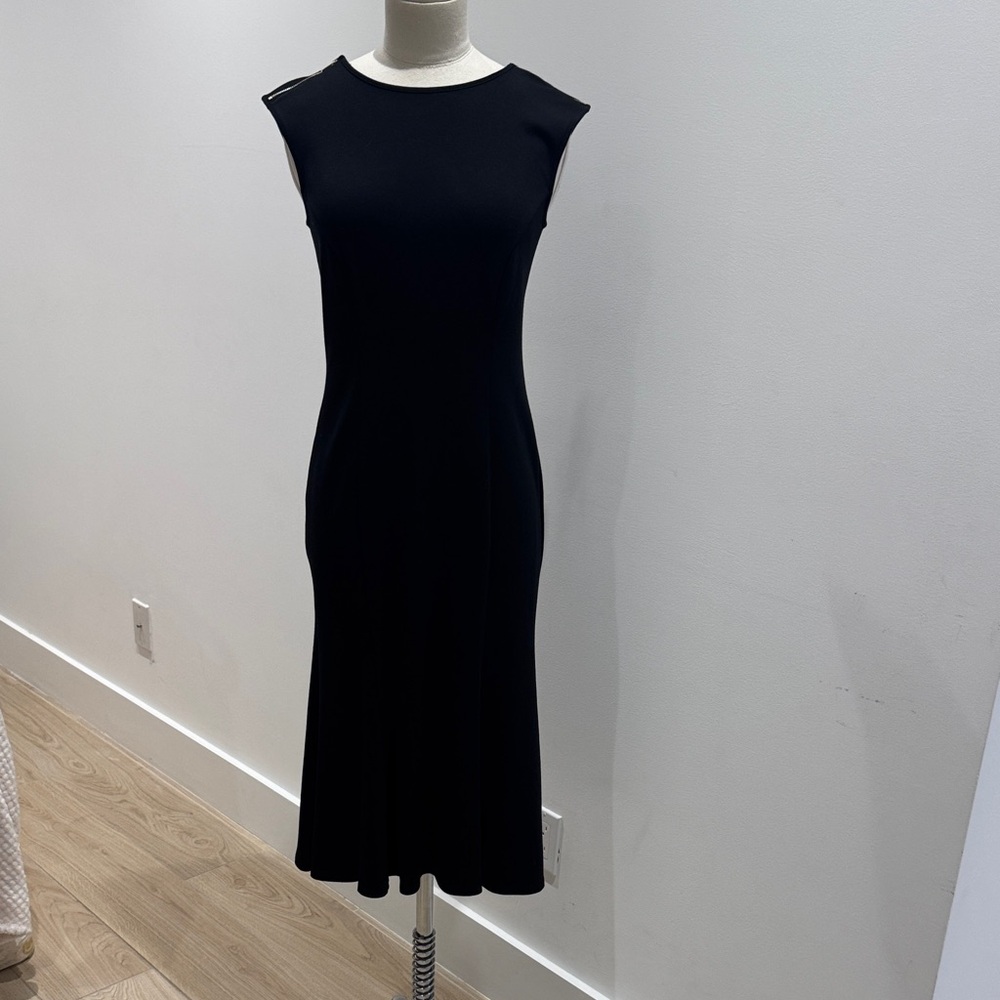 Ann Taylor Classic Black Midi Dress